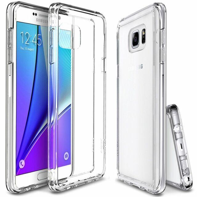 Ốp Silicon cho Samsung Galaxy Note 5 Trong suốt (Loại A+ chống ố vàng)