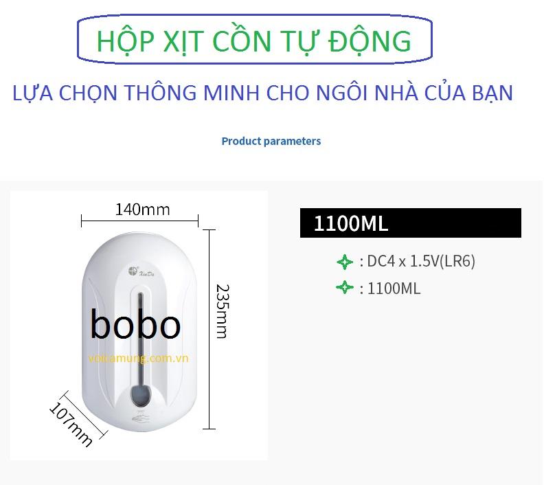 Hộp xịt cồn cảm ứng Xinda XDQ-110