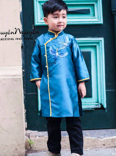 Rập Giấy TC003 - Áo dài bé trai