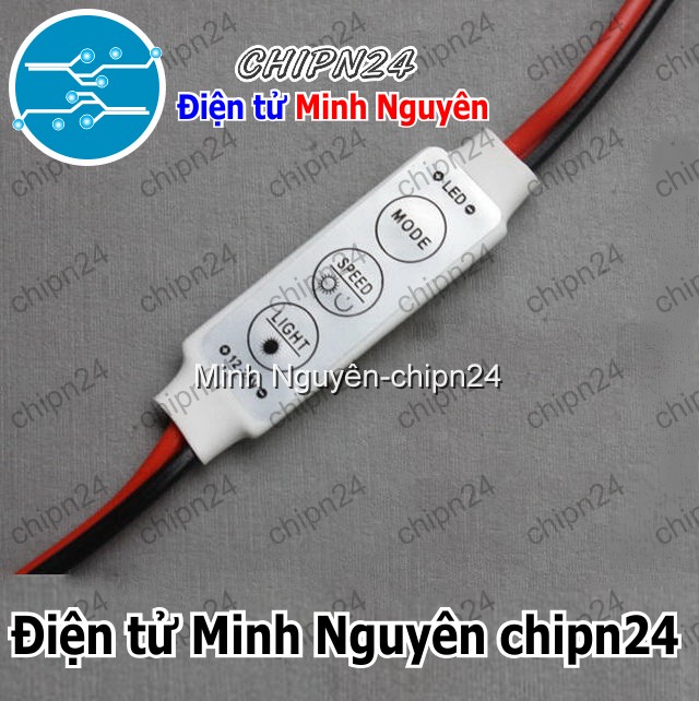 [1 pcs] (A60) Bo Chớp Mini 8 Chế Độ Chớp Dùng Đèn Led 5V12V24V - HH004222