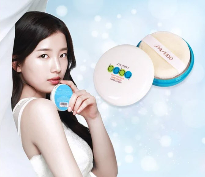 Phấn phủ kiềm dầu – phấn rôm Shiseido Baby Powder Pressed