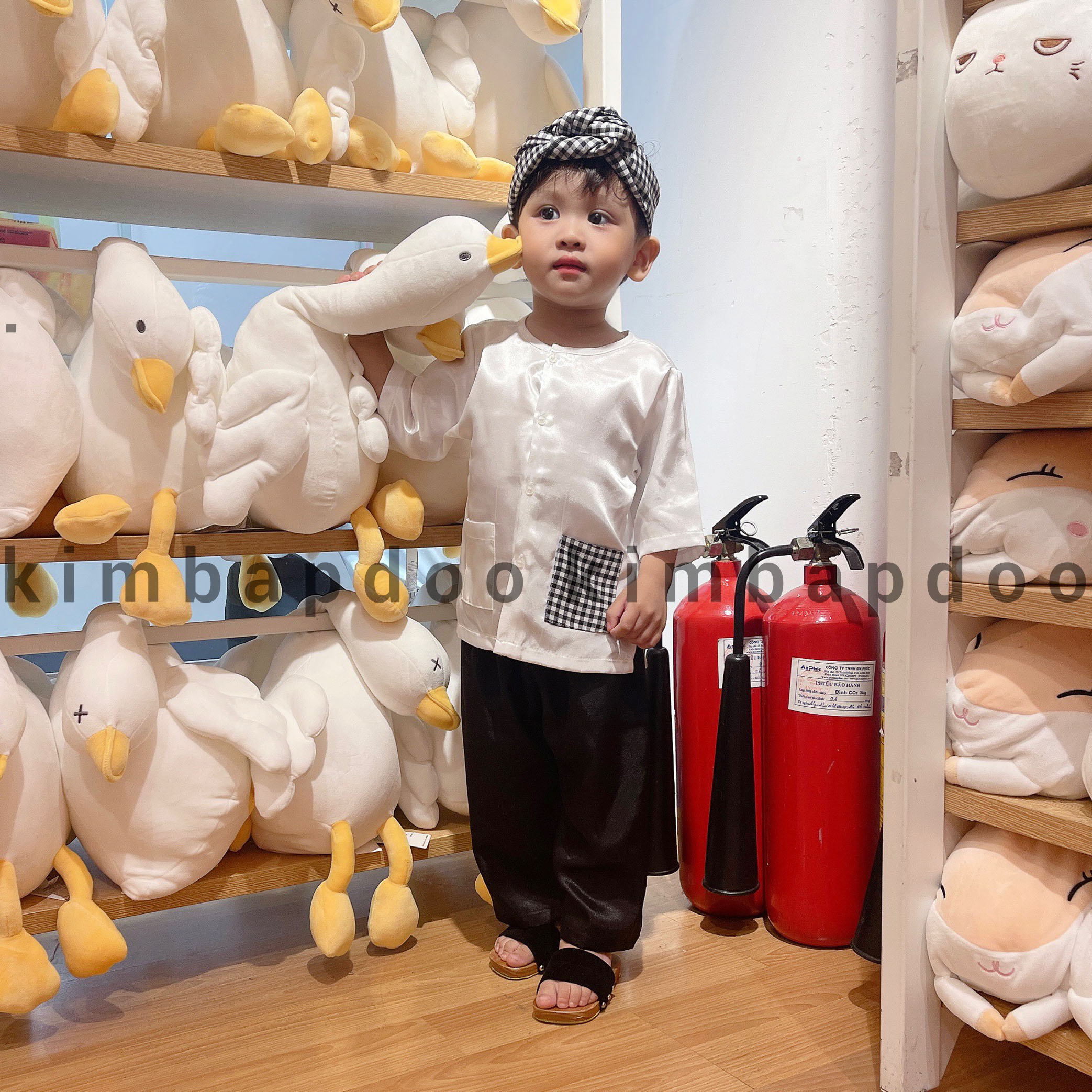 (7-16kg) Bà ba cho bé - Bà ba cute bé trai bé gái chất lụa mềm mát