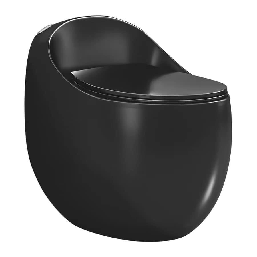 Toilet bowl, GROVES R22 Black black enamel egg bowl