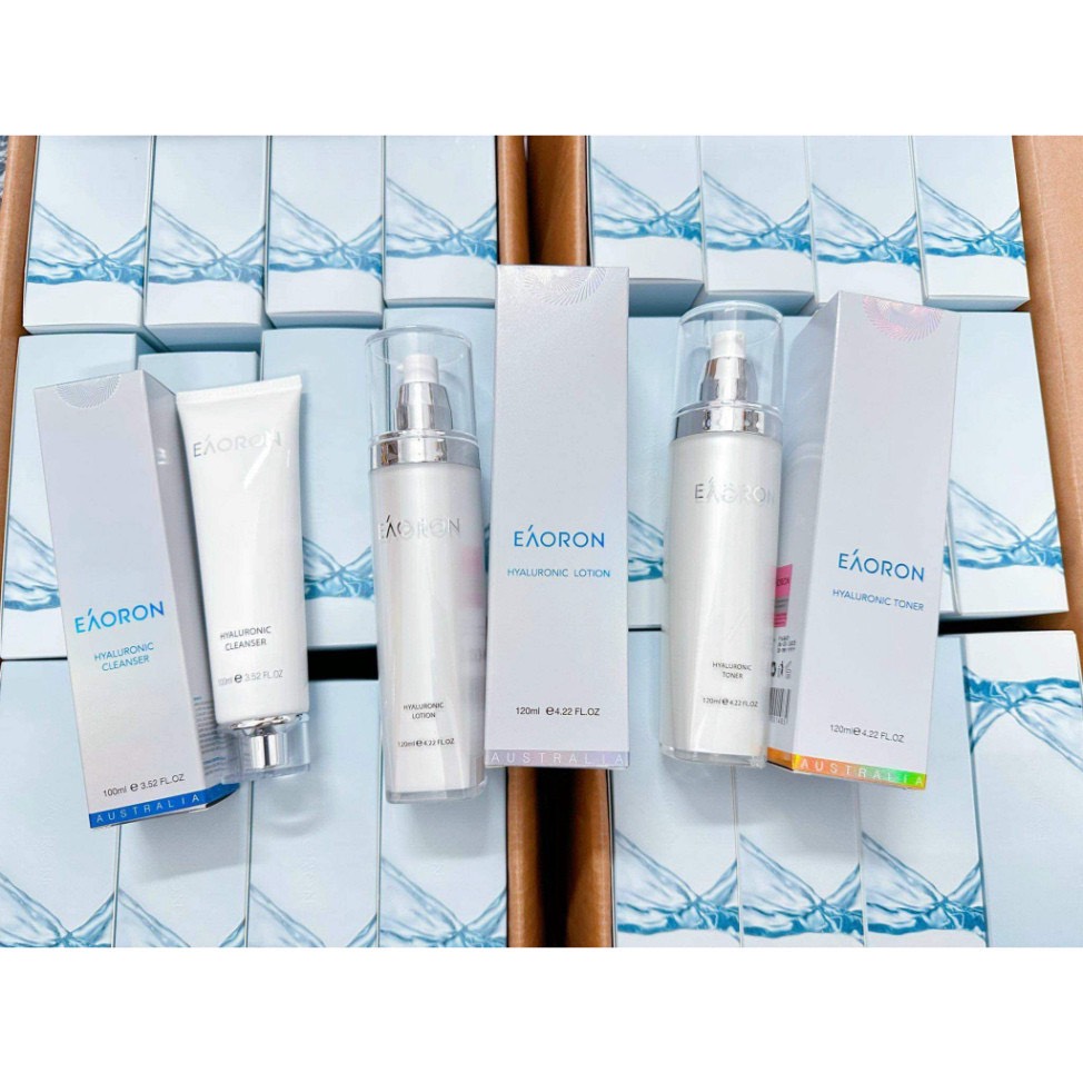 [Tặng son dưỡng môi Rebirth] Set 03 món dưỡng da Eaoron nội địa Úc ( Gồm sữa rửa mặt , nước hoa hồng và sữa dưỡng)
