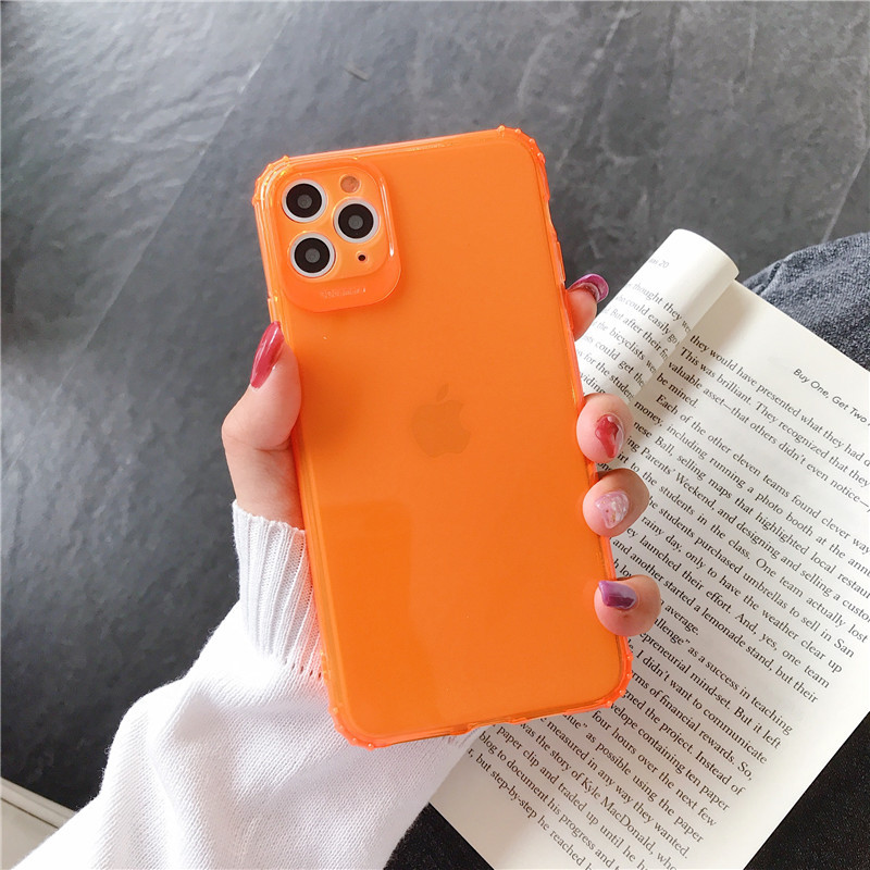 [Siêu Sale] [Có sẵn] Ốp iphone màu neon trong 6plus/6splus/7plus/8plus/X/Xs/Xsmax/11/11promax