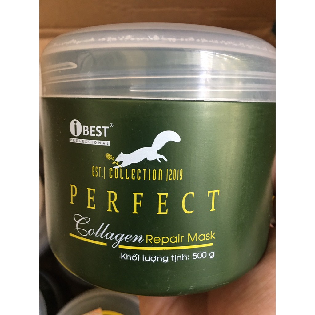 Hấp dầu ibest perfect collagen hủ 500ml