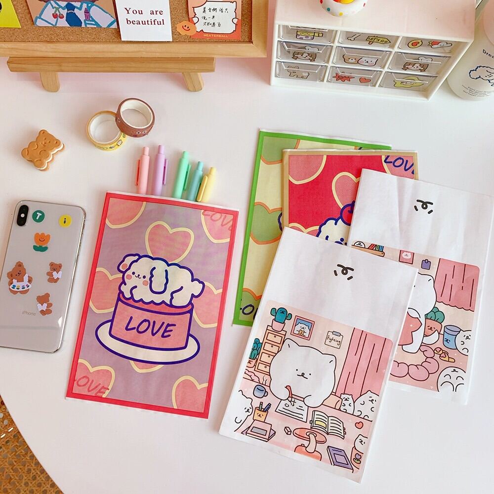 [MUA 2 GIẢM 5%]Túi giấy đựng quà mini, túi đựng quà hình gấu dễ thương