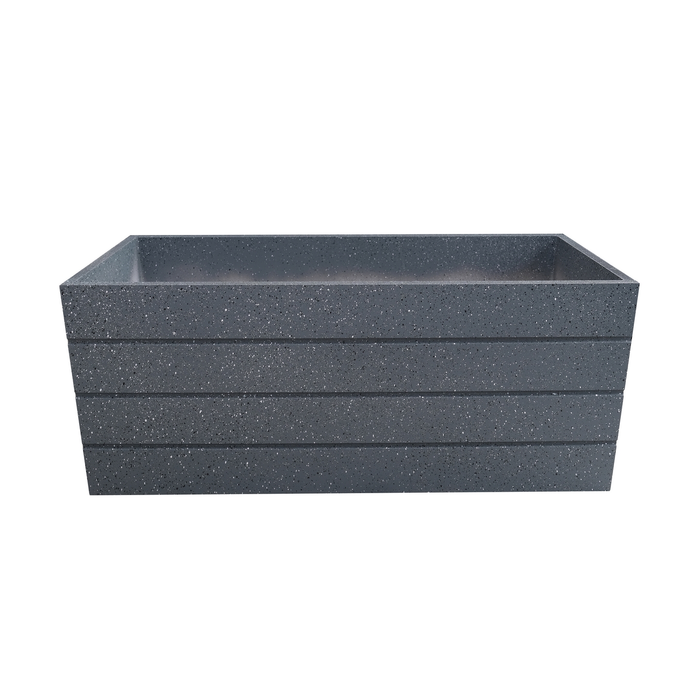 Chậu trồng cây composite màu giả đá 80x30x30(DxRxC)