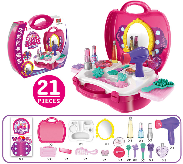 Bộ Đồ Chơi Trang Điểm Cho Bé Gái 21 Món Forbic Giúp Bé Phát Triển Kỹ Năng