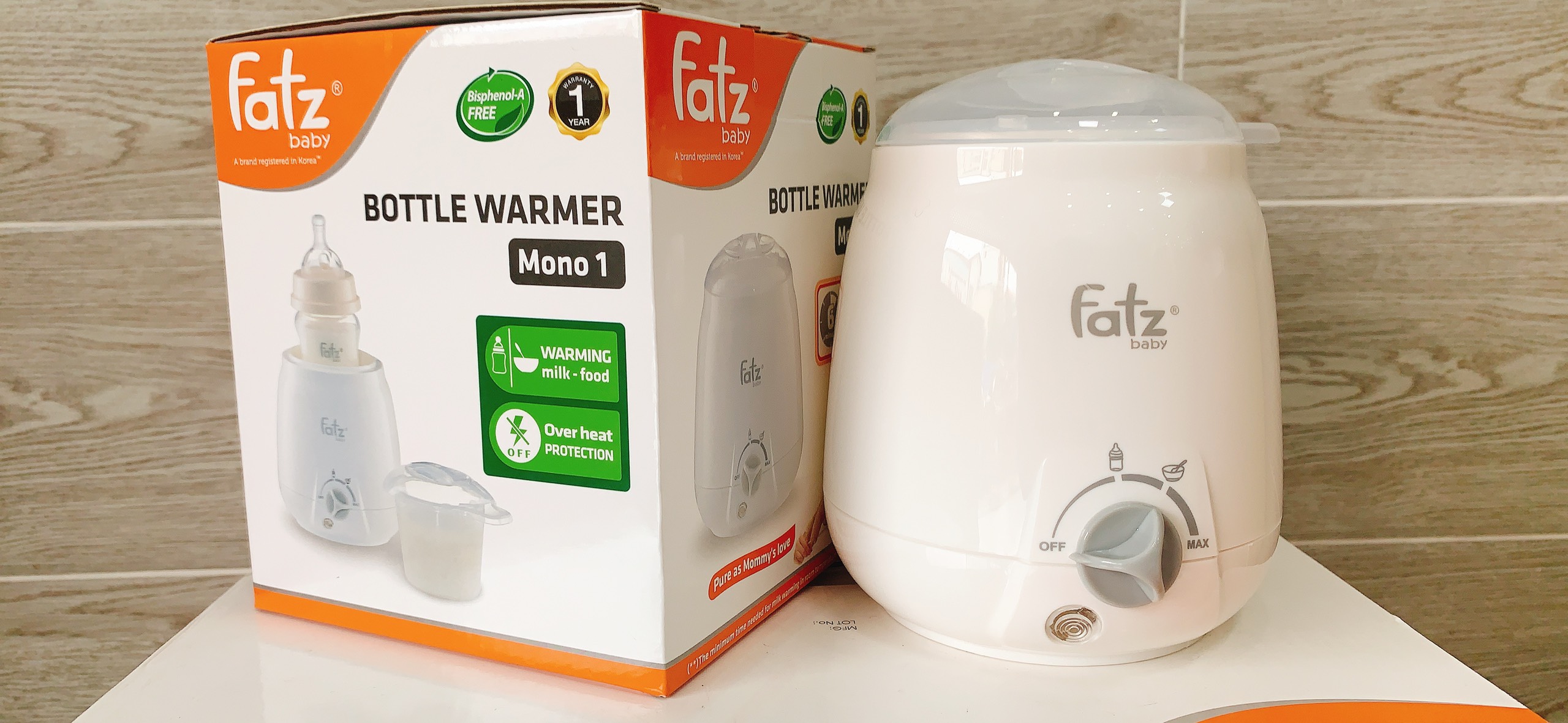 Máy hâm sữa Fatz Baby 3 chức năng FB3003SL (hâm sữa, hâm thức ăn, tiệt trùng)