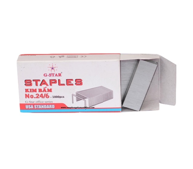 10 HỘP Kim bấm số 10 G*STAR (1 HỘP 1000 Kim).