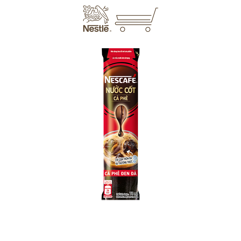 Nescafe nước cốt đen đá T10/2025