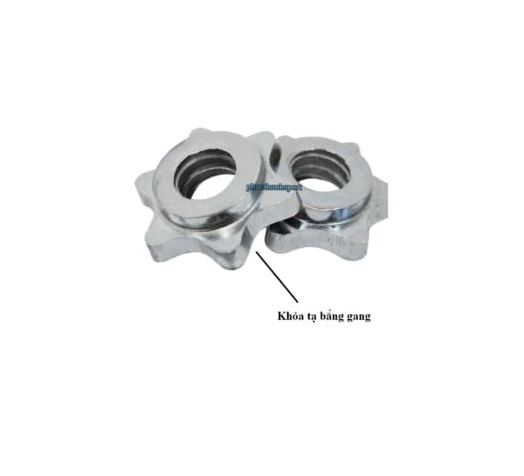 Bộ 2 cái chốt đòn tạ bằng gang