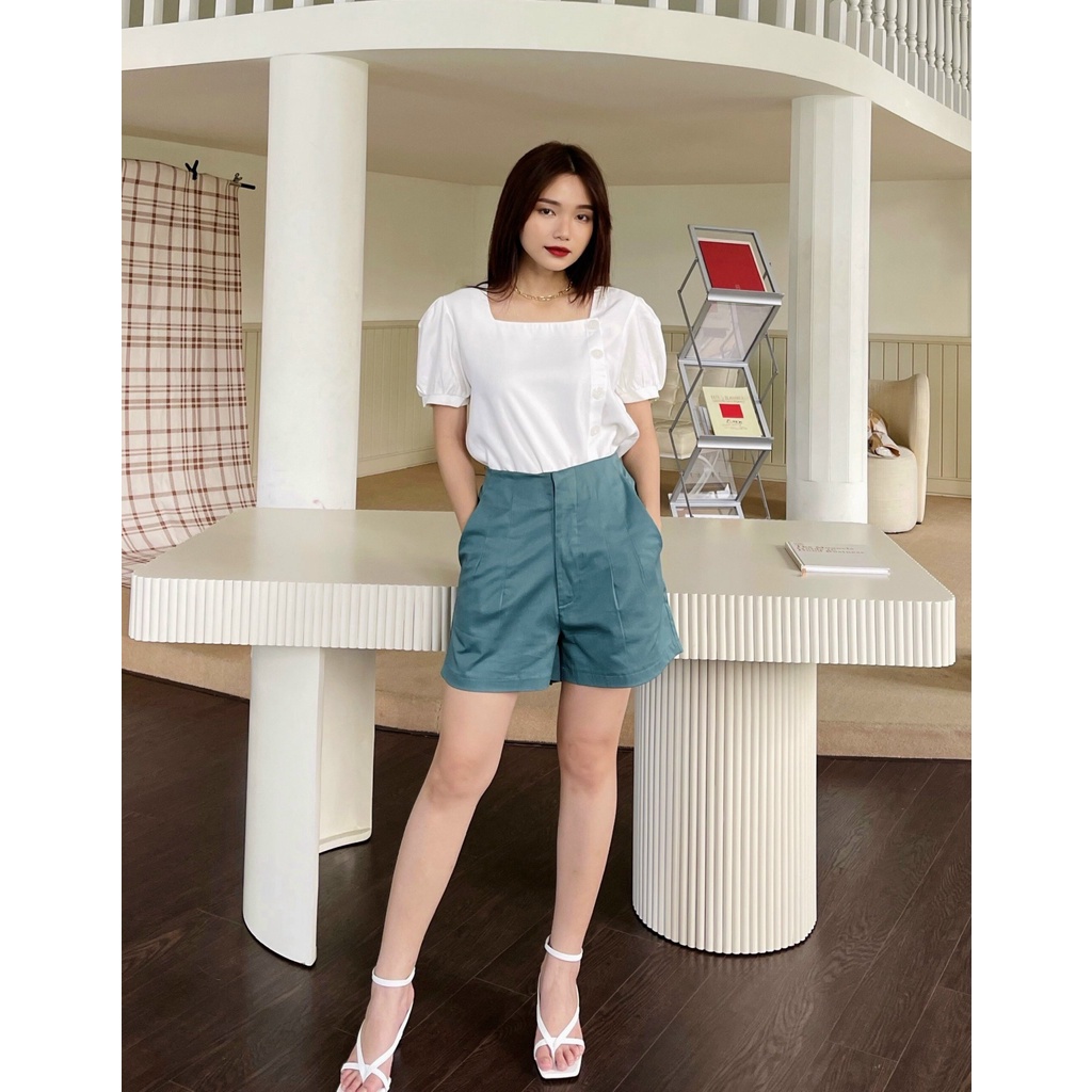 Áo Kiểu Cổ Vuông - AK222027 - BlazerSaigon