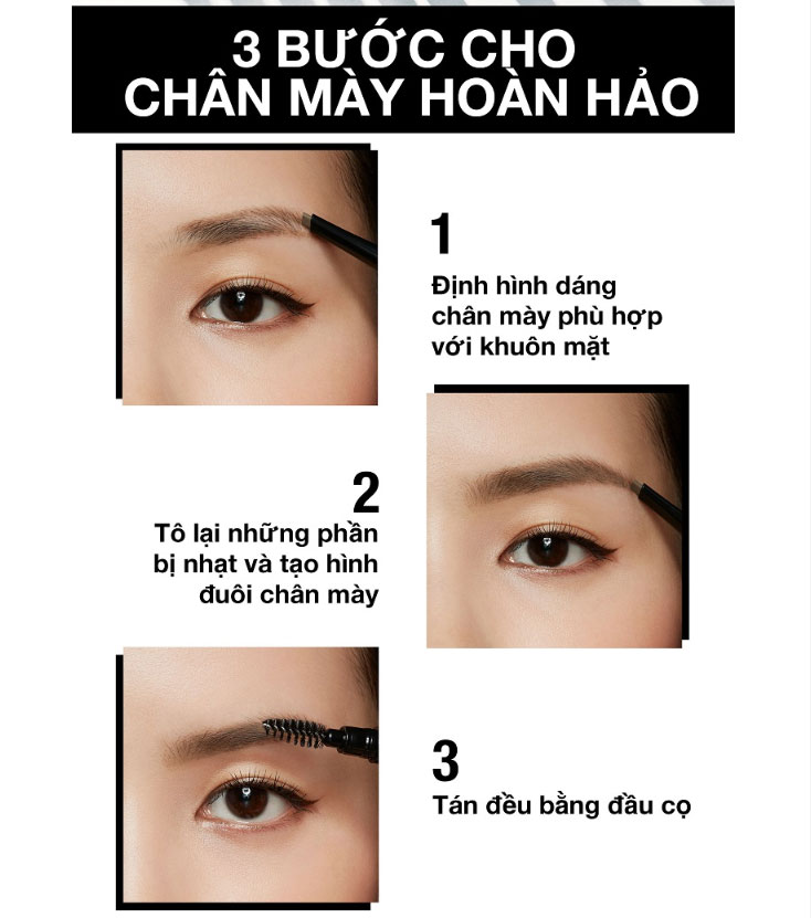 Chì Chân Mày Maybelline Define & Blend Brow Pencil 0.16g .#Natural Brown