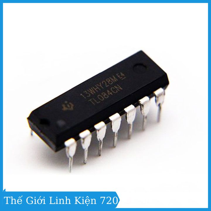 IC TL084 chân cắm DIP14 / chân dán SOP14