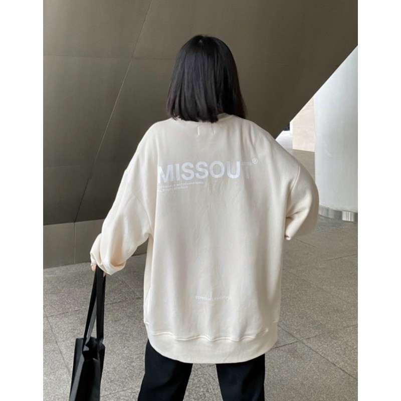 [HCM](FULL TEM TAG) ÁO SWEATER Missout Basic unisex nam nữ