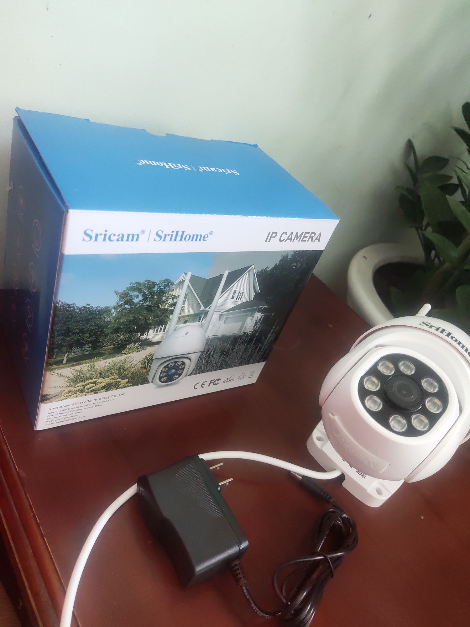 [HCM]Camera ngoài trời Srihome SP028 xoay 360 độ