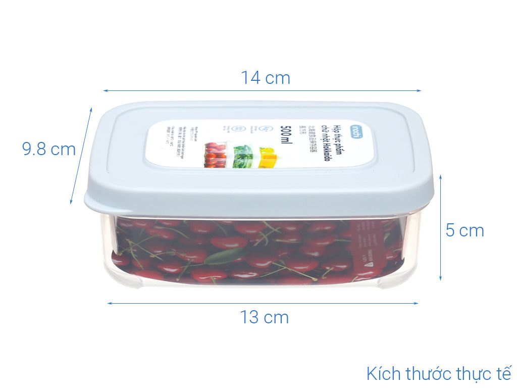 Hộp nhựa PP Inochi 500ml