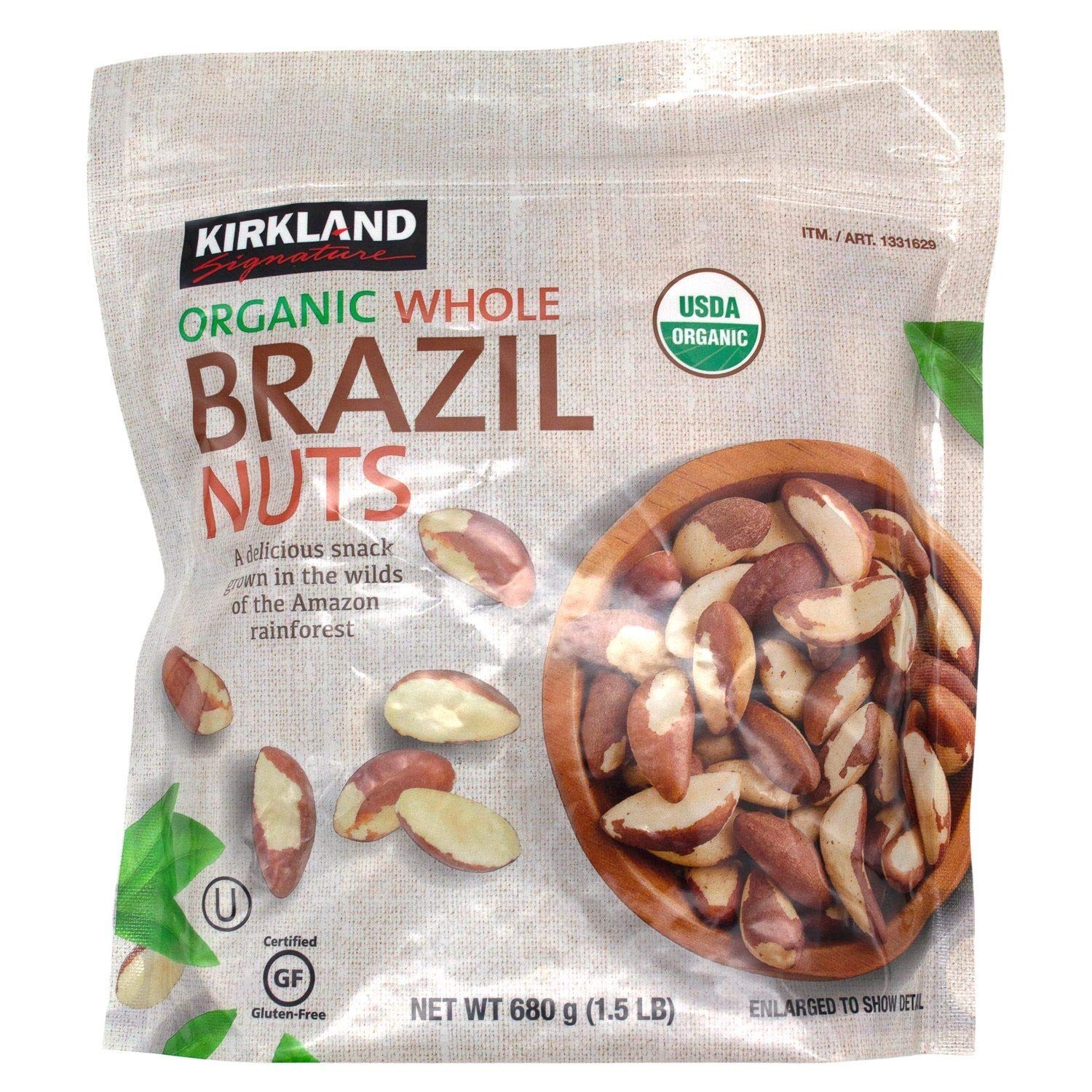 Kirkland Signature Organic Whole Brazil Nuts 680g
