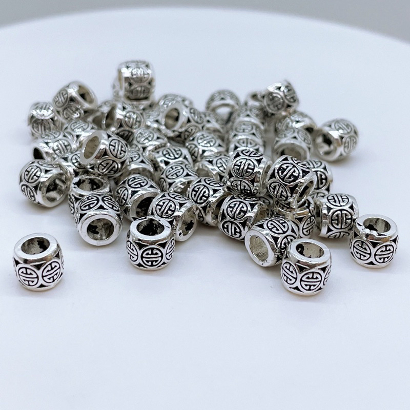 [S925] Charm bạc Thái - bi bạc - MH006