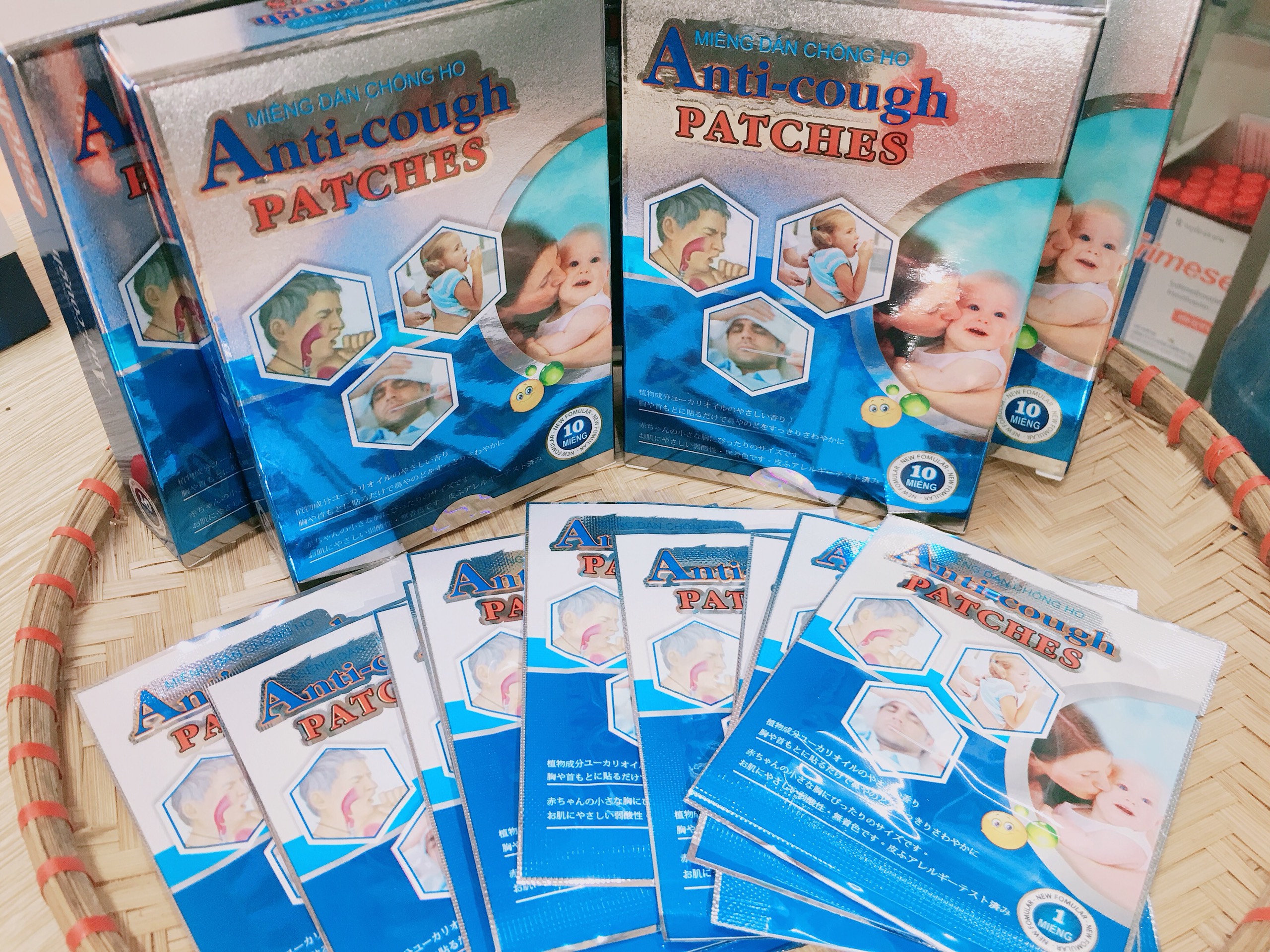 Miếng dán chống ho - ANTI COUGH - 2 miếng