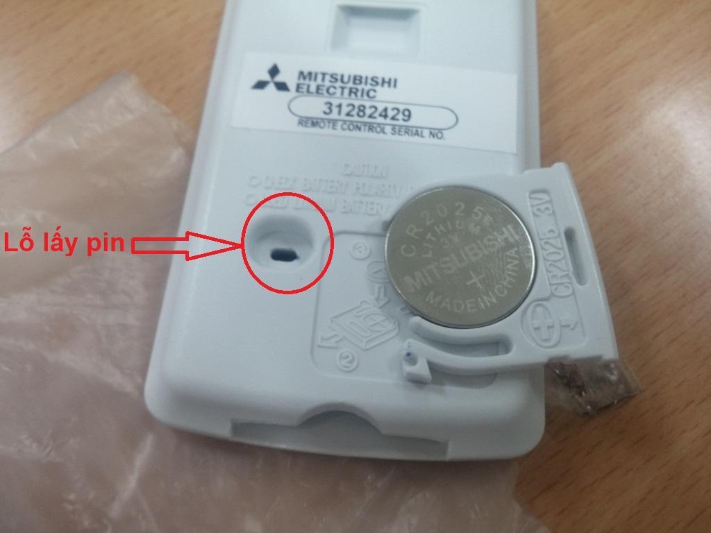 REMOTE QUẠT MITSUBISHI - TẶNG PIN CR2025