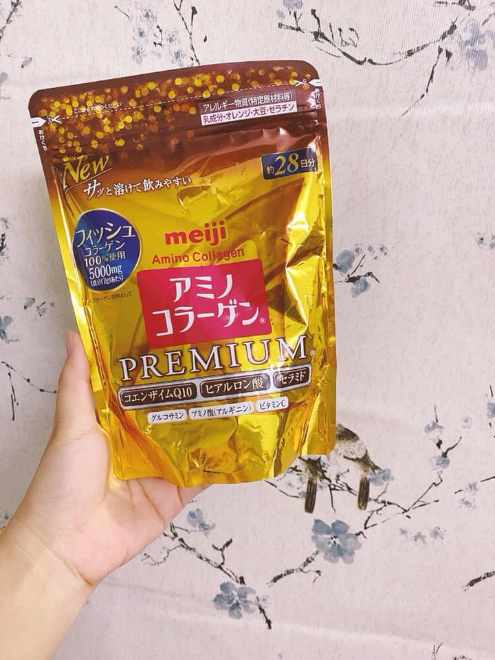 BỘT COLLAGEN MEIJI PREMIUM VÀNG  NHẬT BẢN