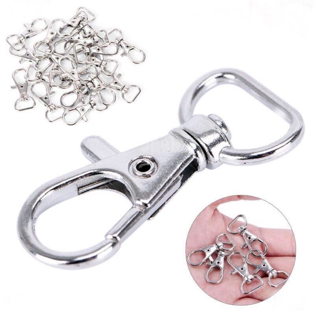 Móc Càng Cua inox gắn chìa khoá - handmade