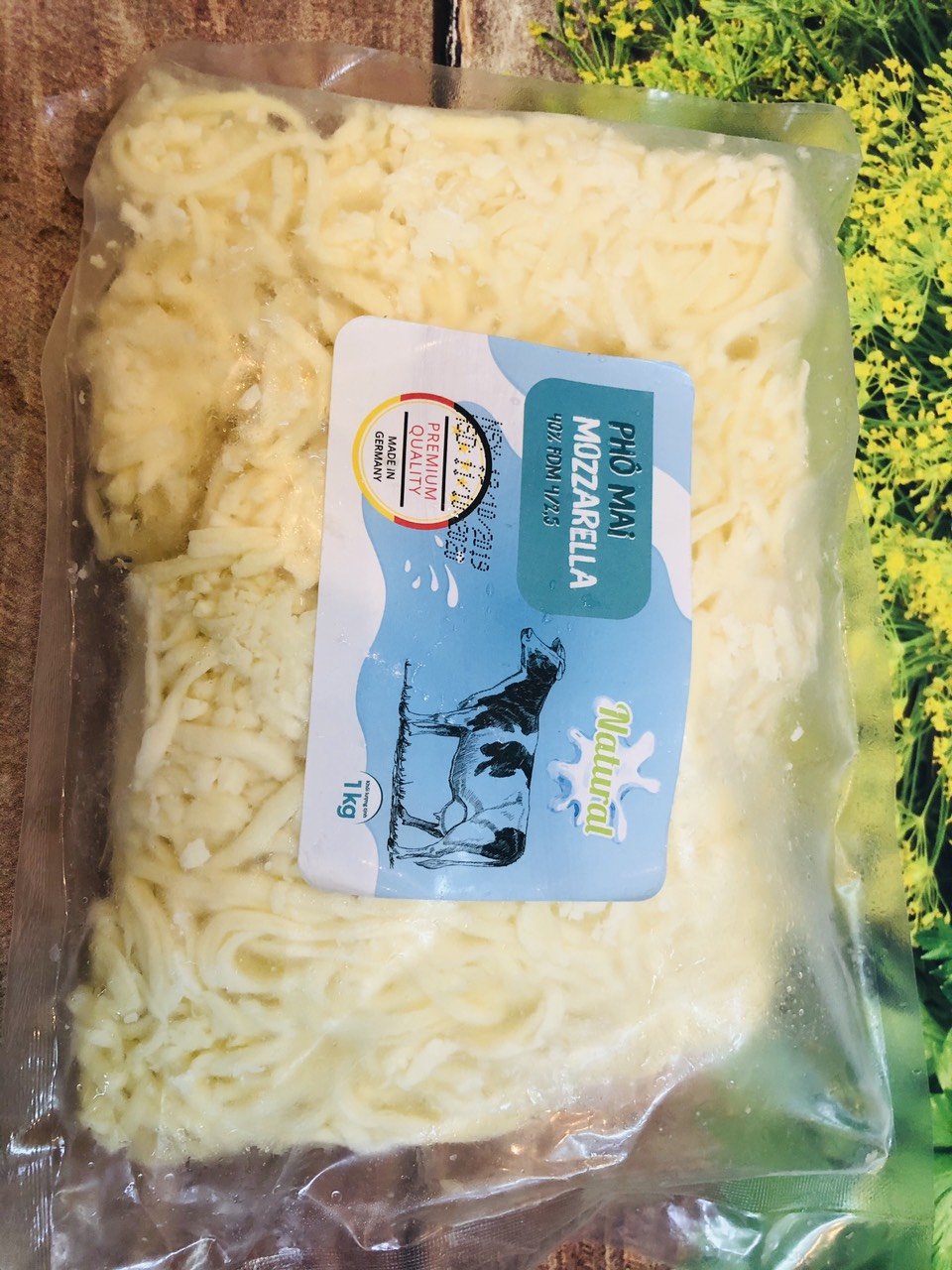 100g phô mai Mozzarella bào sợi