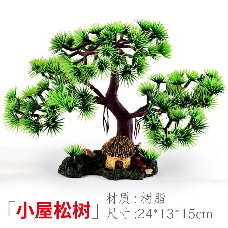 Cây nhựa trang trí hồ cá cảnh, hòn non bộ, bể thuỷ sinh