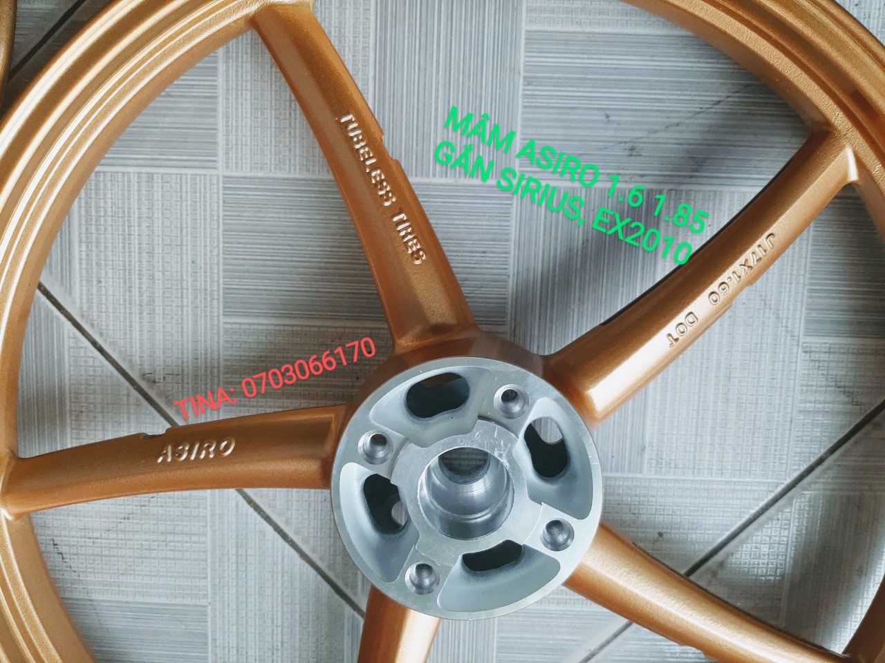[HCM]BÁNH MÂM  5 CÂY  GẮN XE  EXCITER 2010  SIRIUS