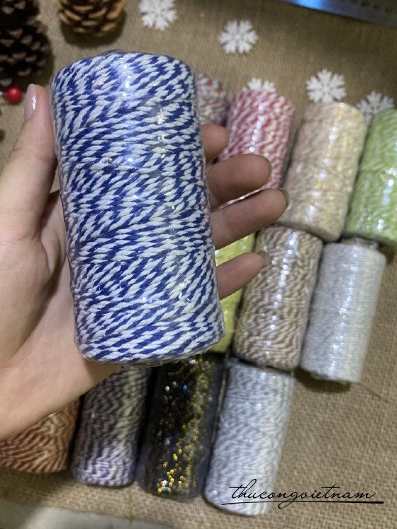 Cuộn dây chỉ Cotton 100m