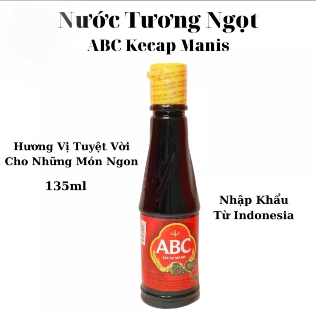 Nước tương ngọt hiệu ABC Kecap Manis hương vị thơm ngon cho mọi món ăn