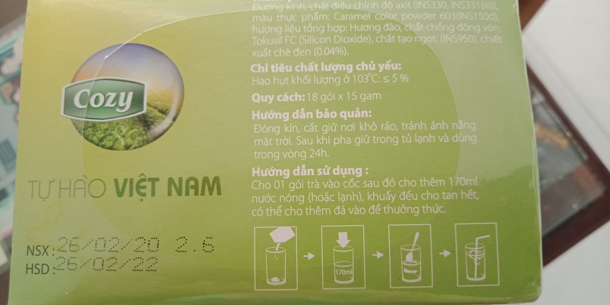 Trà Cozy Hương Đào