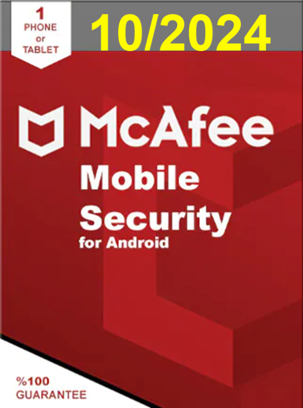 Bảng giá Key McAfee Mobile Security 1 thiết bị điện thoại (Android/iOS) hạn đến 10/2024 - tự động gia hạn thêm hàng năm Phong Vũ
