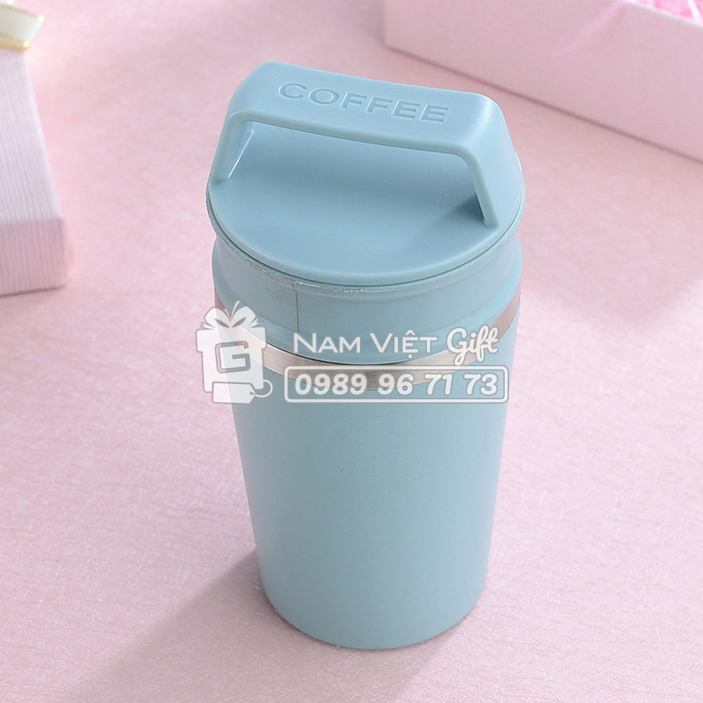 Cốc cà phê giữ nhiệt nắp travel sáng tạo inox 304