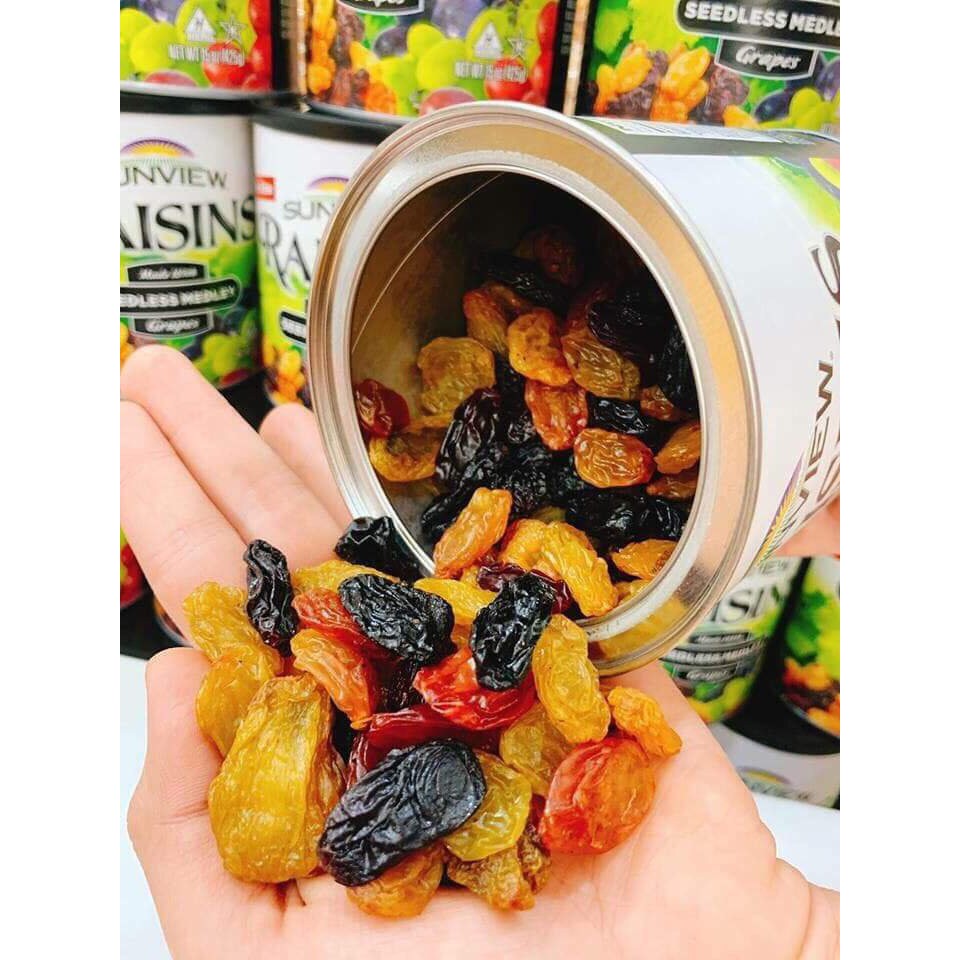 Nho Khô sunview Mỹ Không Hạt 425g