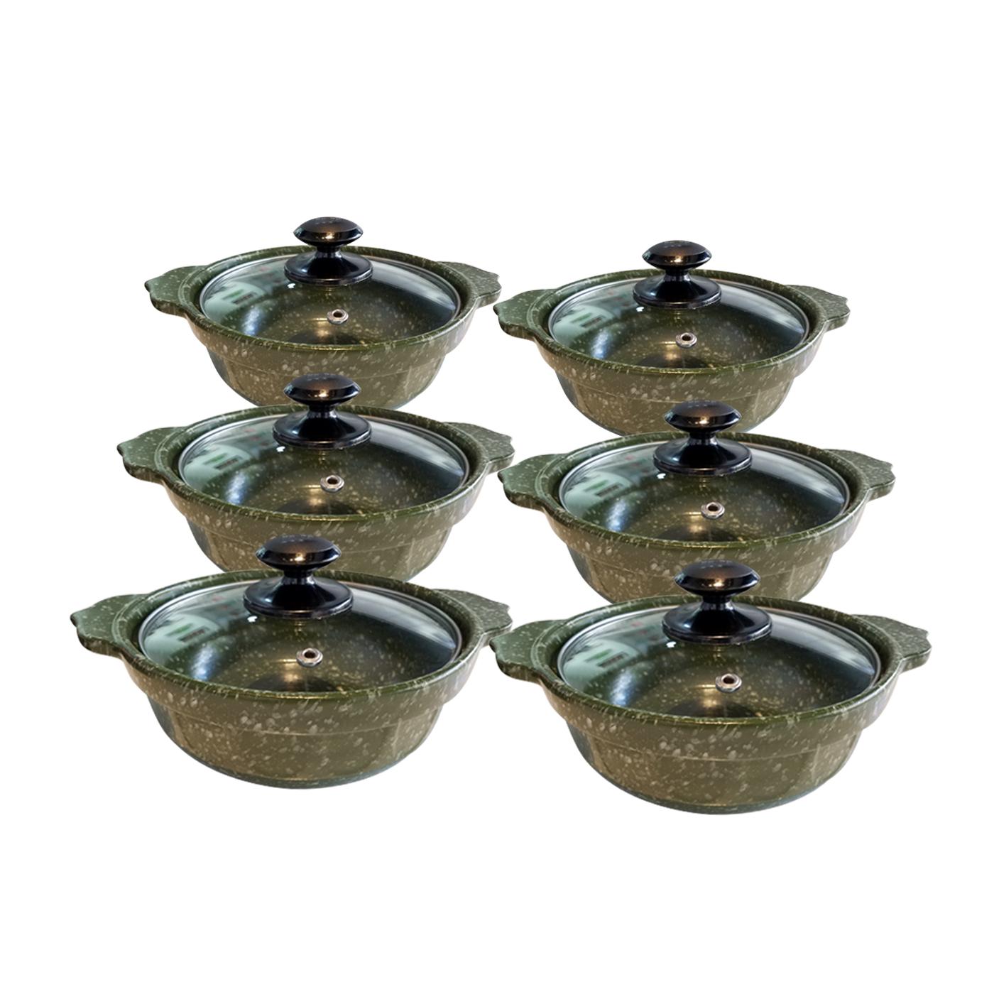 Nồi sứ cạn vân đá Phương Đông PDVC-1.5L