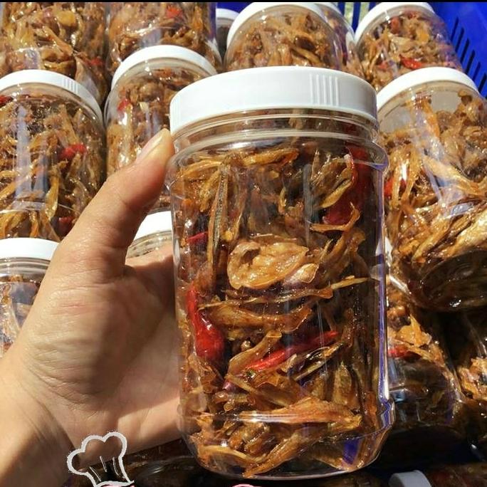 500g cá cơm giòn cháy tỏi ớt