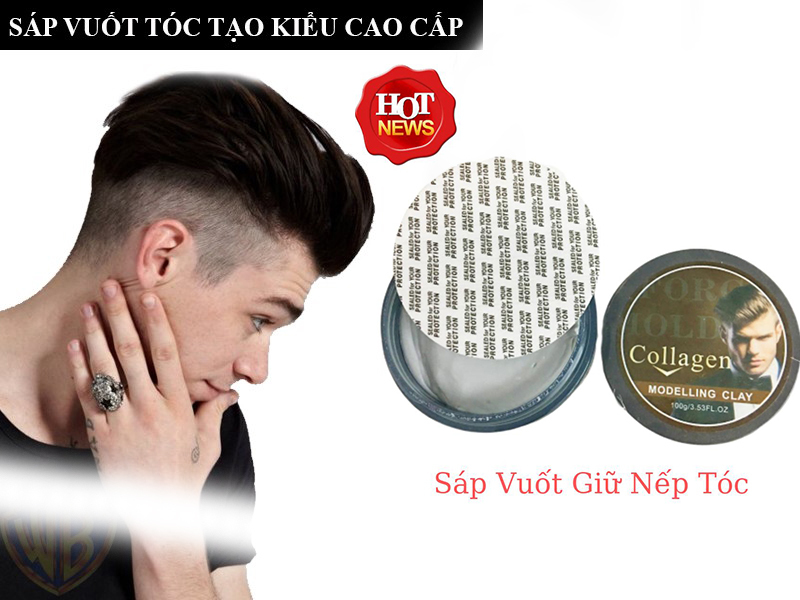 Mua Sáp vuốt tóc nam tạo kiểu hương thơm tự nhiên tạo kiểu tóc xịt gel nước  khô keo dán lâu dài mờ tóc bùn giá 31,000 VND trên Taobao, TMALL, JD,