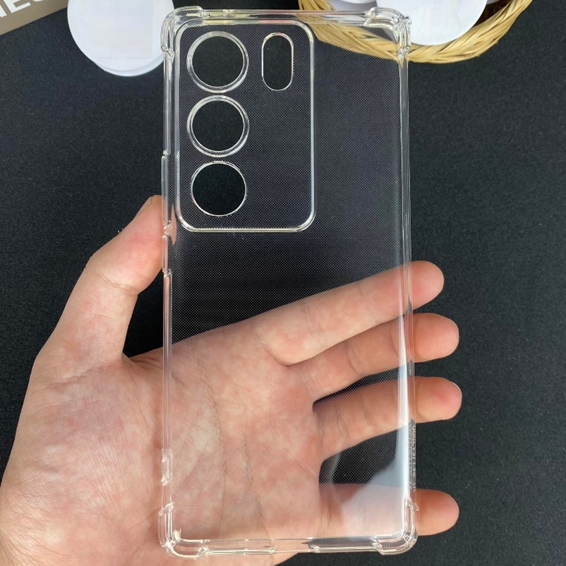 Ốp Vivo S17 / Vivo S17 Pro 5G - Dẻo Trong Chống Sốc Bảo Vệ Camera