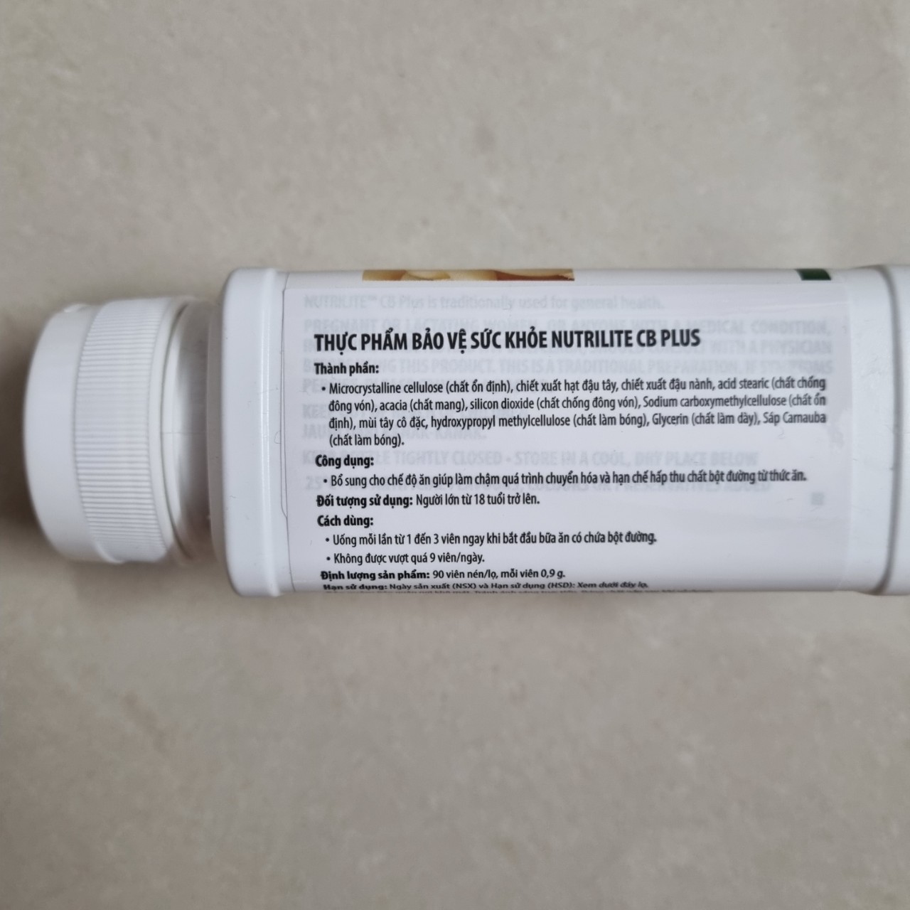 Nutrilte CB Plus hỗ trợ giảm hấp thu tinh bột, kiểm soát cân nặng