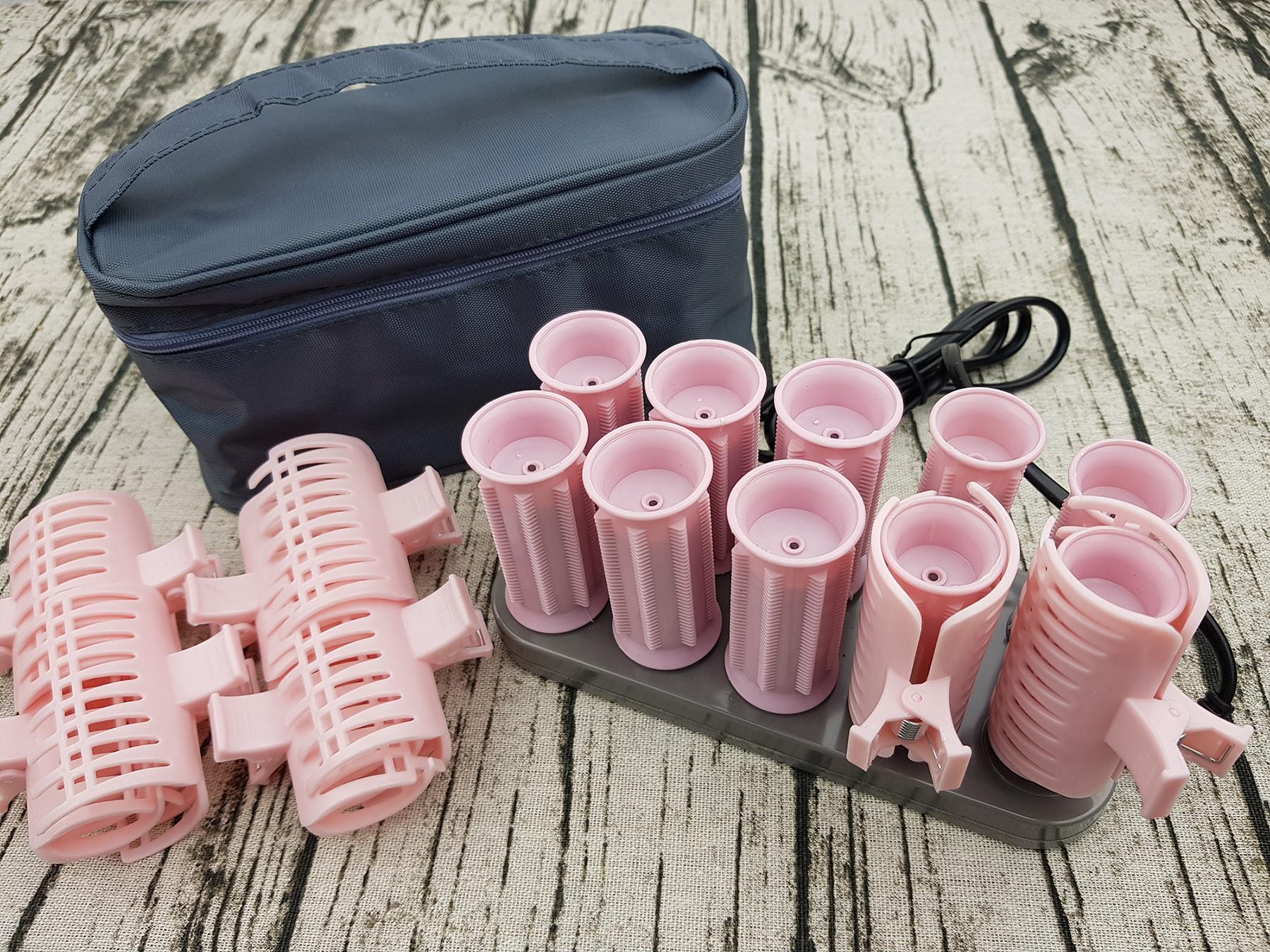 Bộ lô uốn tóc điện 10 ống không làm hại tóc
