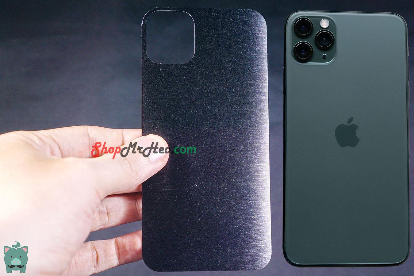 [HCM]Skin Dán Mặt Sau Lưng Vân Nhôm Iphone 11 - Iphone 11 Pro - Iphone 11 Pro Max