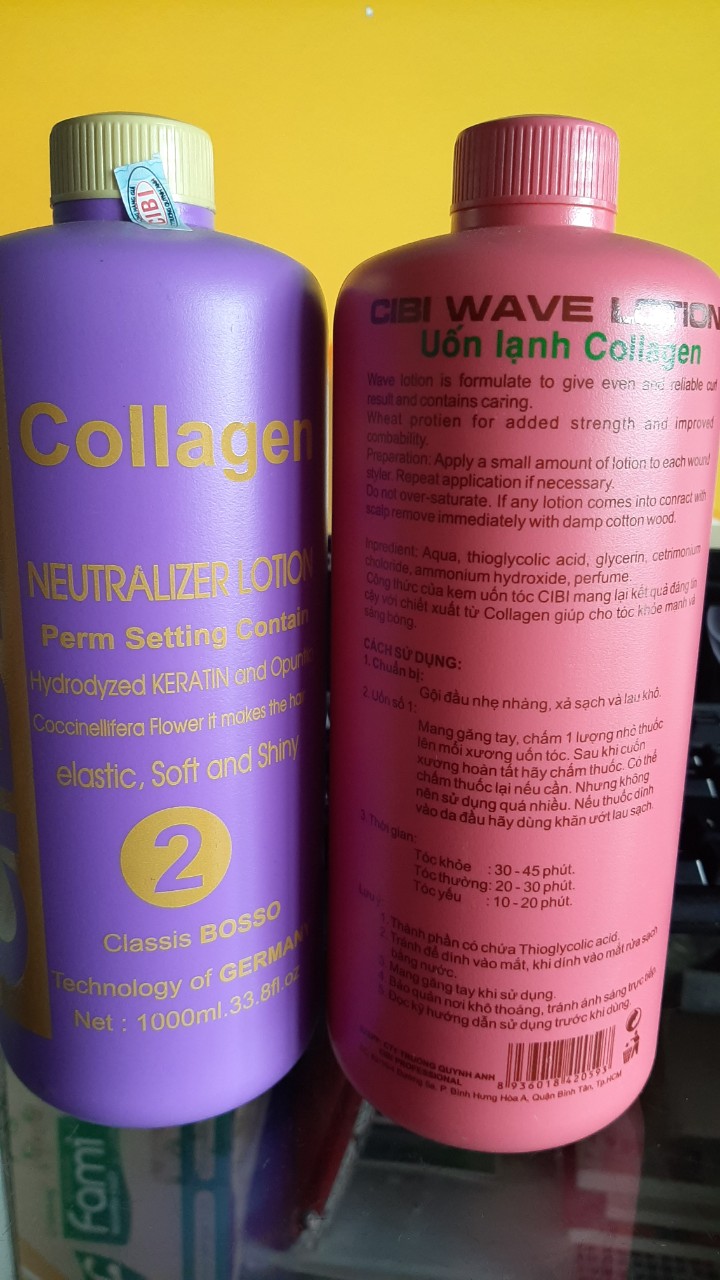 [HCM]Thuốc uốn lạnh collagen Cibi 1000ml x 2