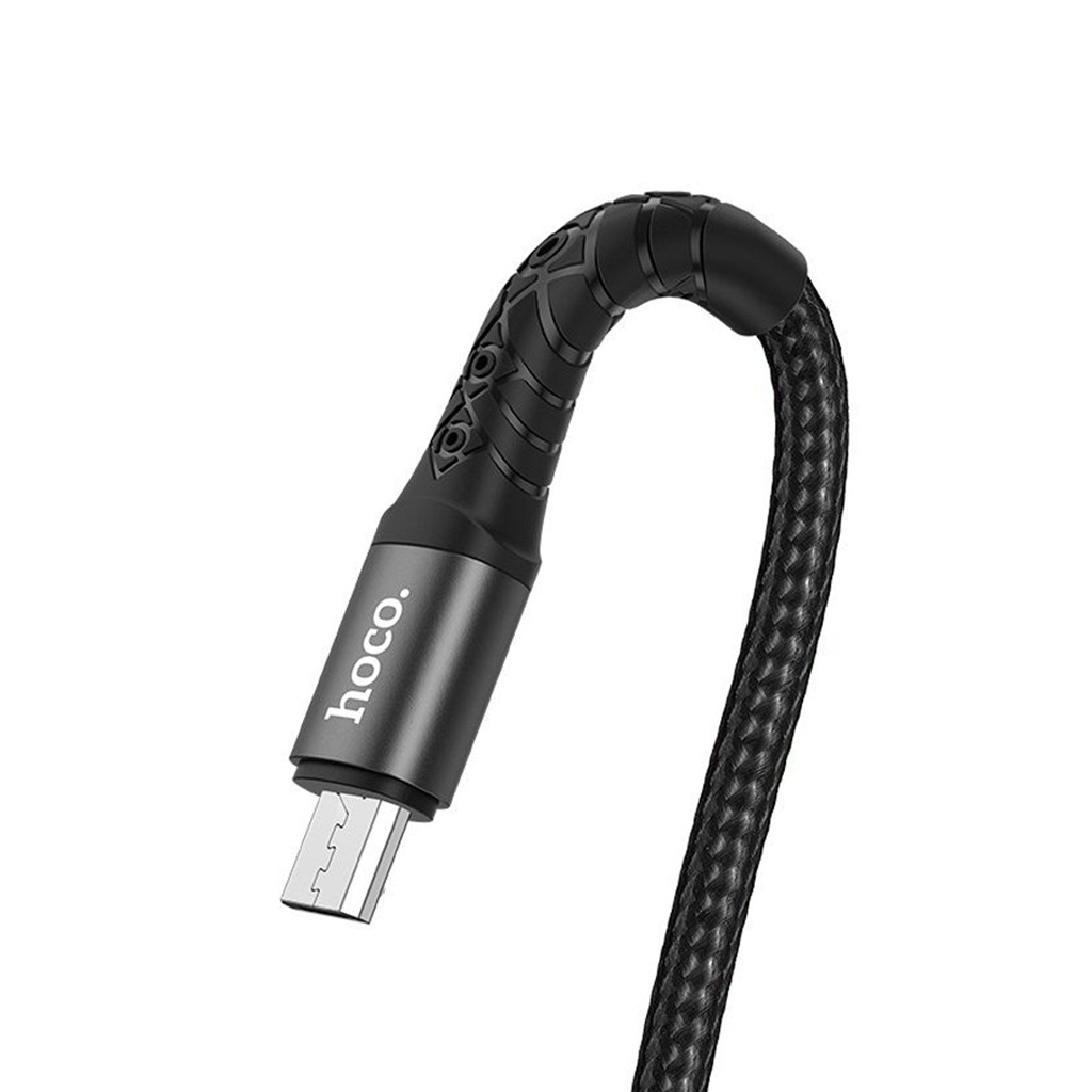 Cáp sạc Hoco DU19 sạc nhanh 3A dây dù siêu bền cho Android