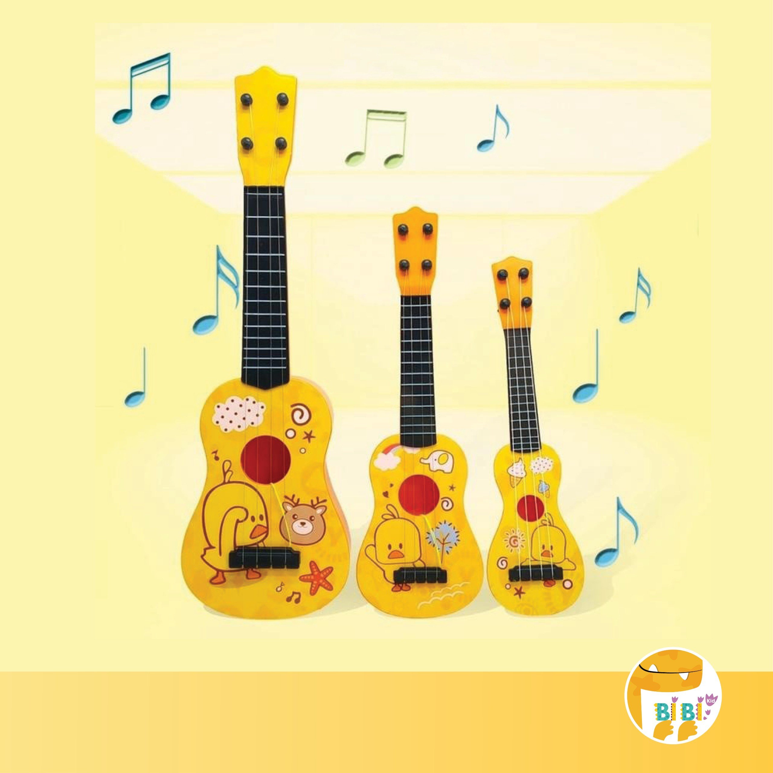 Đồ chơi đàn ghi ta Đàn Ukulele sai to cho bé