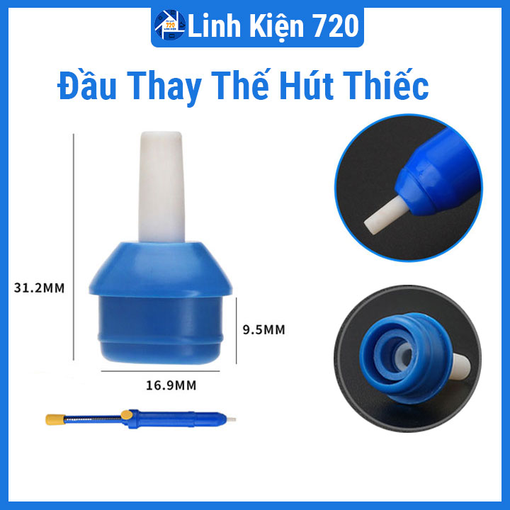 Đầu thay thế cho hút thiếc hàn loại to DS-017 chịu nhiệt cao loại zin