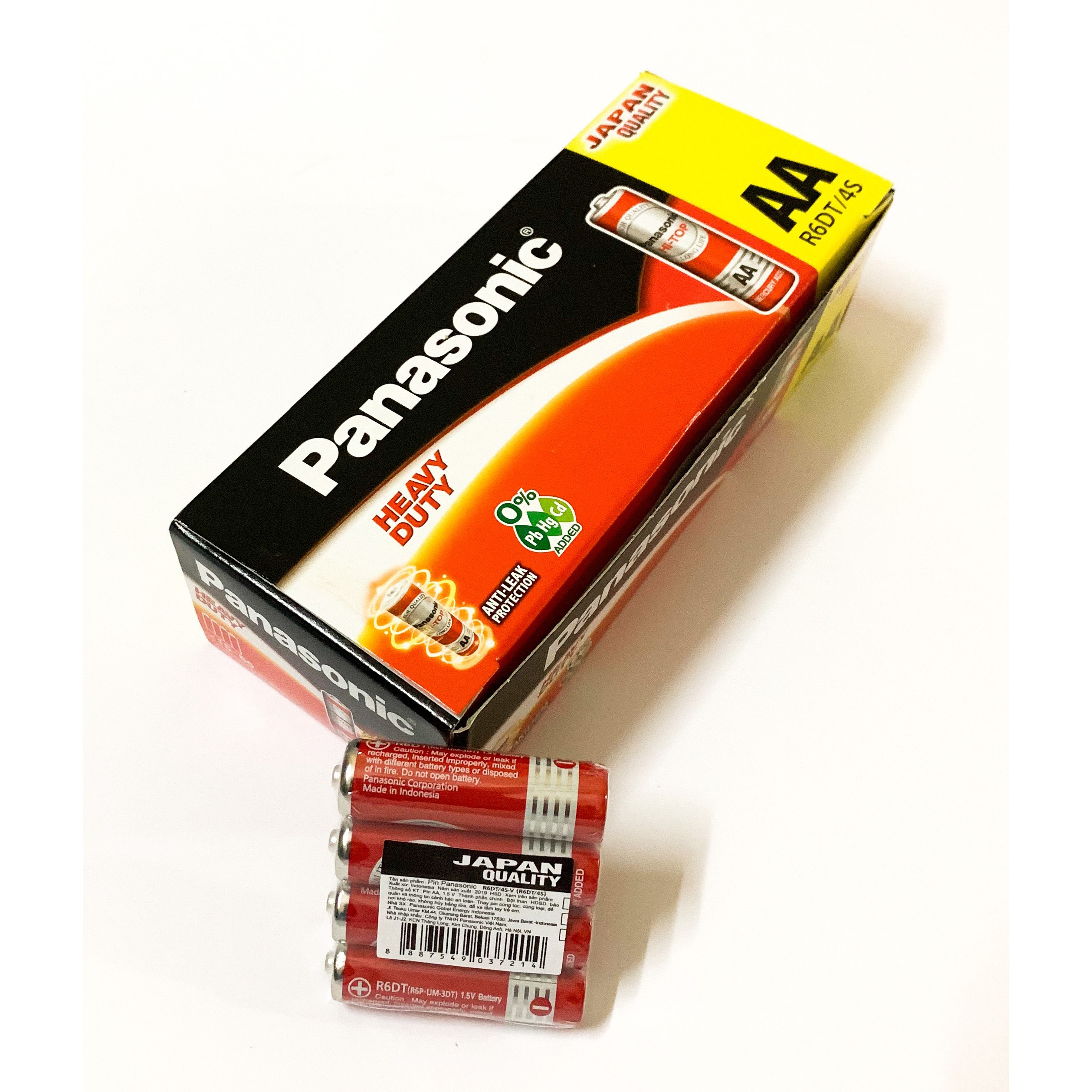 Hộp 60 viên pin aa panasonic hi top - hàng chính hãng